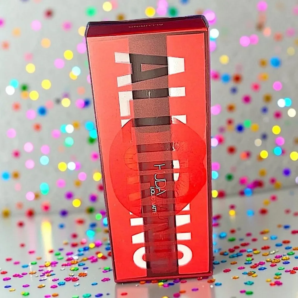 Huda Beauty Liquid Matte Lipstick in Alluring New In Box Limited Edition